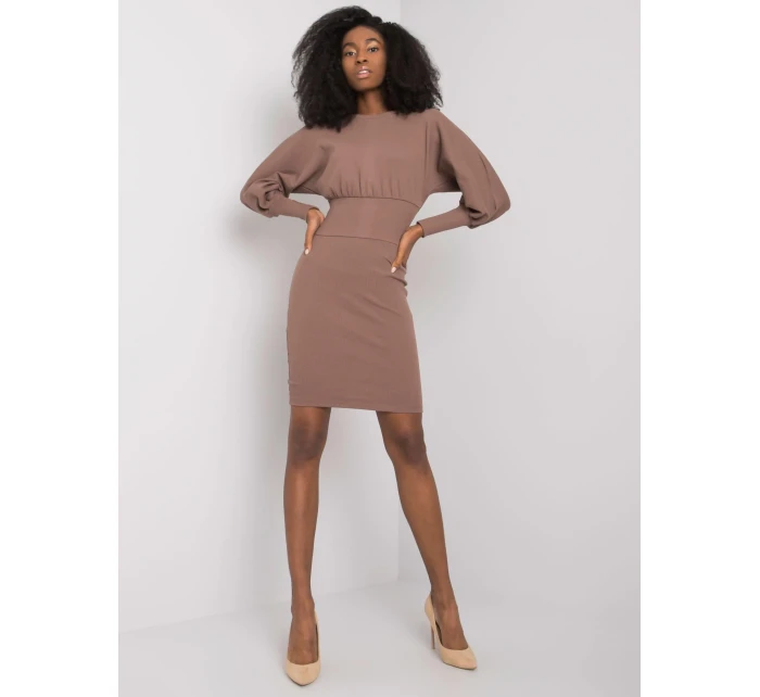 Šaty RV SK 6079.65 hnědá Šaty RV SK 6079.65 hnědá