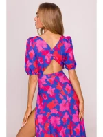 M858 Maxi šaty s otevřenými zády - model 2