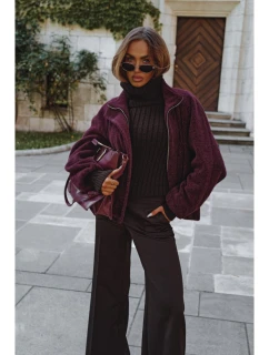 Kabát  bordó model 21296218 - Moe