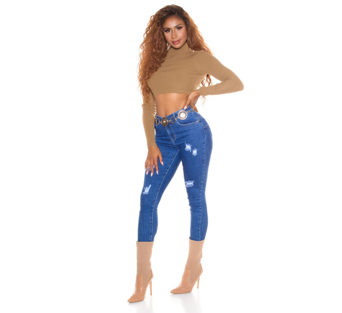Sexy Push-up Jeans Used-Look