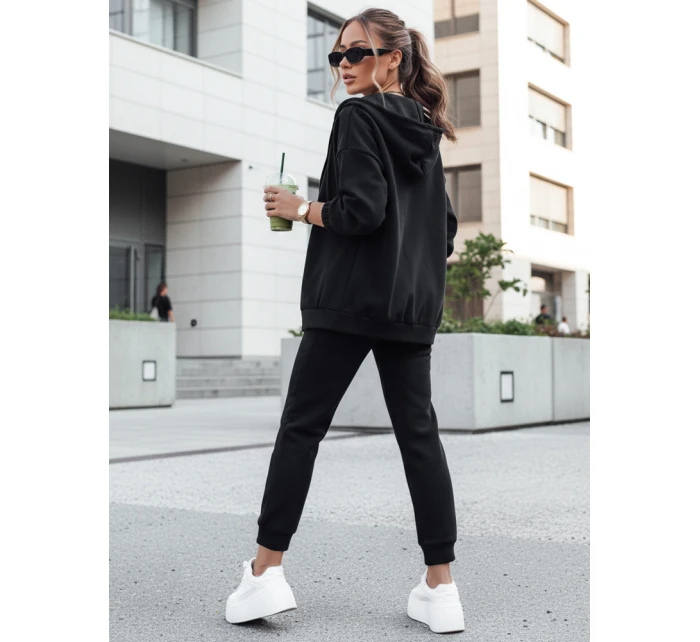 Dámská tepláková souprava AMILIA PREMIUM černá FashionStreet AY0741