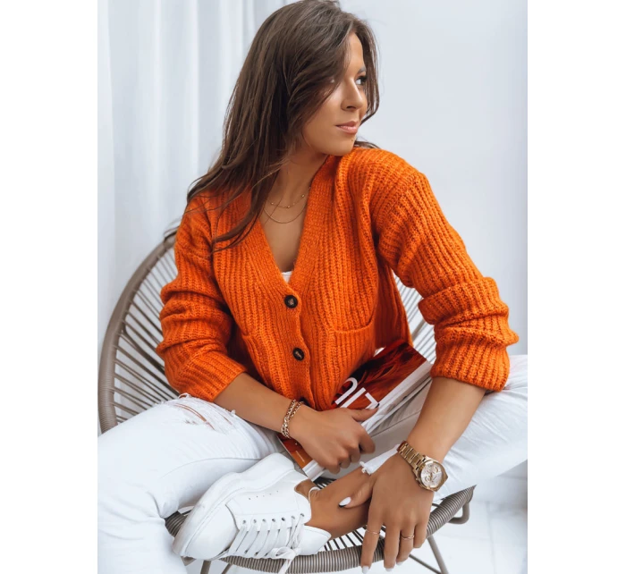 SISTERS dámský svetr oranžový FashionStreet MY1961 SISTERS dámský svetr oranžový FashionStreet MY1961