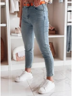 Dámské džínové kalhoty slim fit blue model 21985403 - Dstreet
