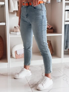 Dámské džínové kalhoty slim fit blue model 21985403 - Dstreet
