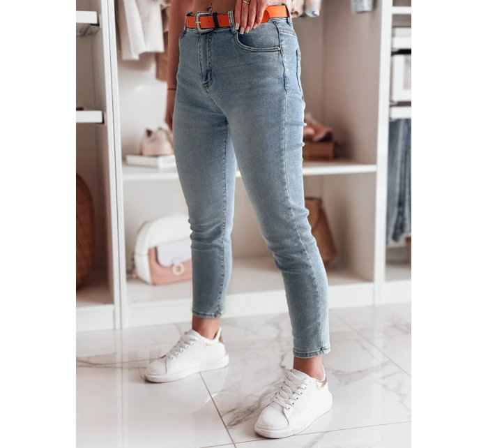Dámské džínové kalhoty slim fit blue model 21985403 - Dstreet