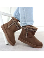 Dámské sněhule semišové hnědé Potocki model 21906182