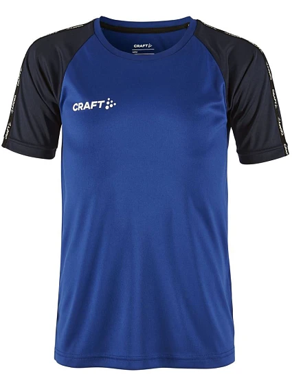 Craft Teamwear Squad Go Contrast Jersey Jr Dětské kontrastní sportovní tričko 82.2727 club cobolt/navy Craft Teamwear Squad Go Contrast Jersey Jr Dětské kontrastní sportovní tričko 82.2727 club cobolt/navy