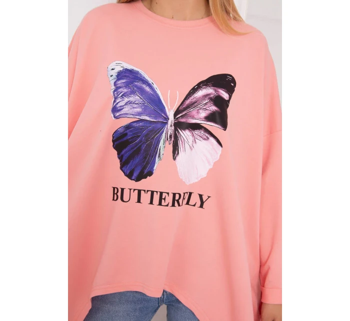 Meruňková halenka s potiskem