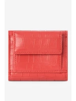 Dámská Malá Peněženka Z Kůže Vzor  Červená model 21644745 - NOBO