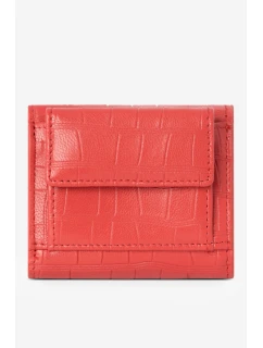 Dámská Malá Peněženka Z Kůže Vzor  Červená model 21644745 - NOBO