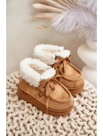 Zimní boty pro děti s kožešinovou podšívkou Camel model 21678747 - Boto