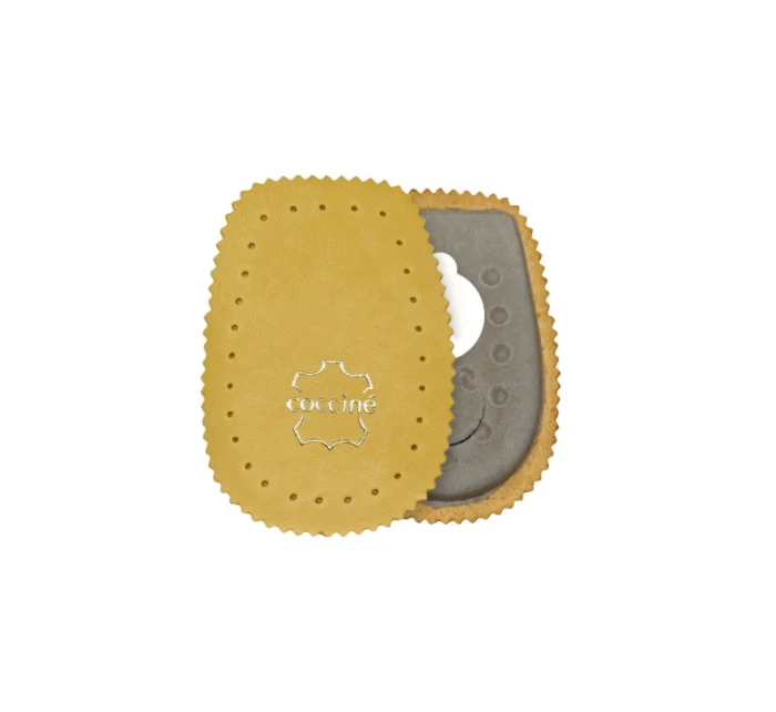Coccine Heel Pad Corck And Leather Peccary