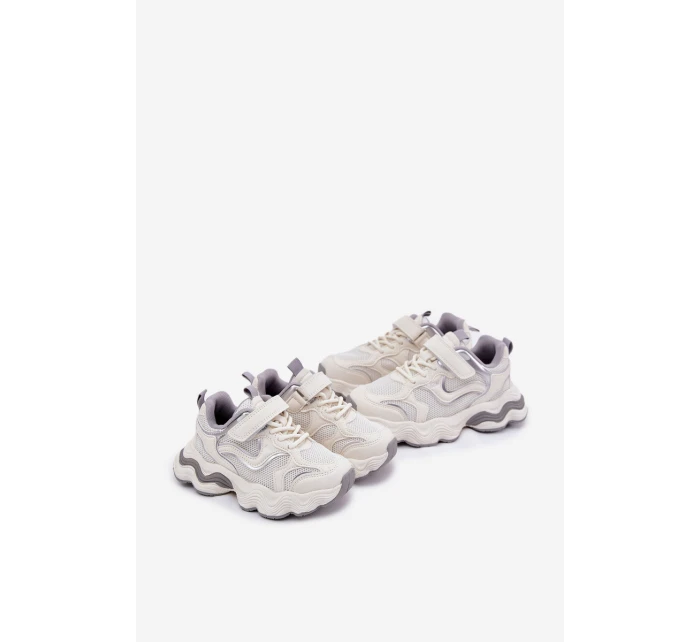 Dětské Tenisky Na Silné Podešvi Bílé Lianees Dětské Tenisky Na Silné Podešvi Bílé Lianees