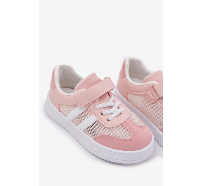 Dětské tenisky na suchý zip růžové Sepovia Dětské tenisky na suchý zip růžové Sepovia