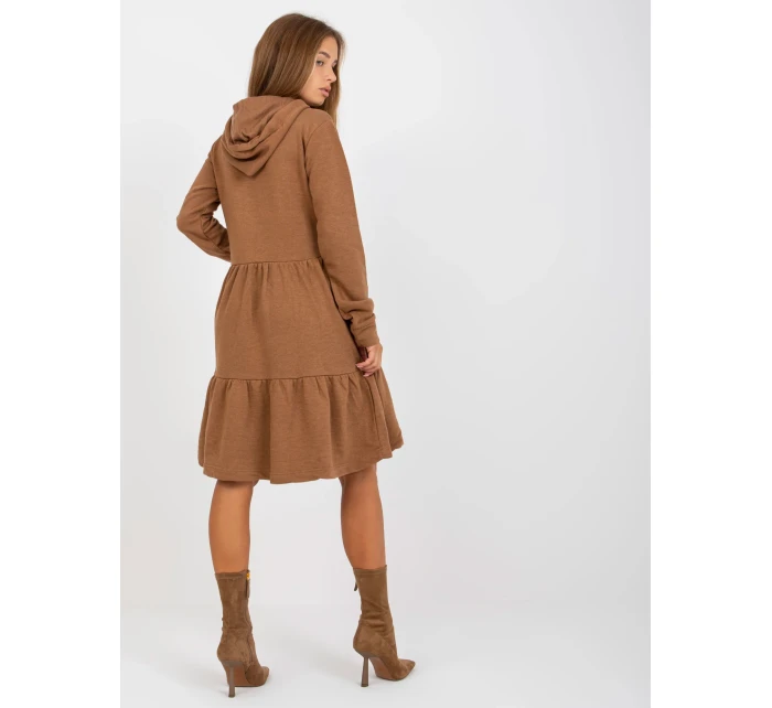 Šaty D10027C30287A6 hnědé