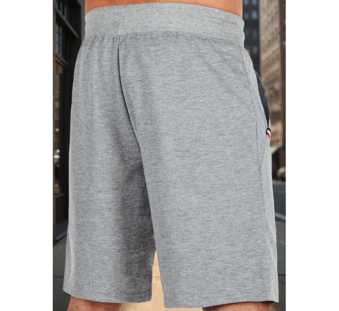 Pánské šedé teplákové šortky Dstreet SX2485