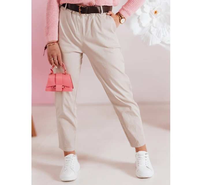 Dámské kalhoty s páskem  model 21985710 - Dstreet