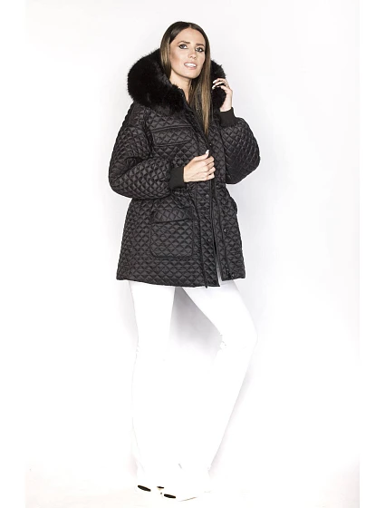 PRZEJŚCIOWA KURTKA DAMSKA CZARNA model 21244320 - Ann Gissy PRZEJŚCIOWA KURTKA DAMSKA CZARNA model 21244320 - Ann Gissy