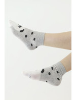 Zábavné ponožky Panda bear 22 šedé