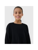 Dívčí oversize hladký rukáv s dlouhým rukávem model 21435569 - 4F Dívčí oversize hladký rukáv s dlouhým rukávem model 21435569 - 4F