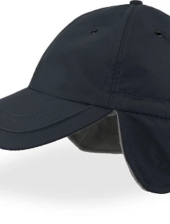 Atlantis Headwear Techno Flap-S 6 panelová kšiltovka s ochranou uší 33.0225 navy