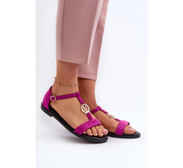 Dámské ploché sandály s model 21660565 - VINCEZA Dámské ploché sandály s model 21660565 - VINCEZA