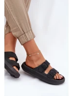 Dámské Sandały Na Platformě S Přezkami Černé Nitiana Dámské Sandały Na Platformě S Přezkami Černé Nitiana