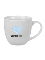 Personalizovaný keramický hrnek 400 ml - dvě mapy jako srdce Personalizovaný keramický hrnek 400 ml - dvě mapy jako srdce