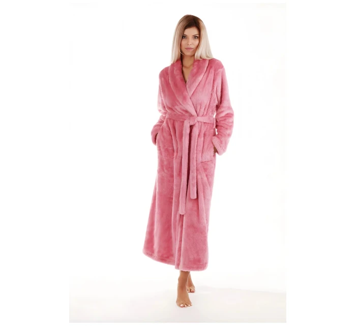 Dámský župan LILLY extra se šálovým límcem 2120 3352 starorůžová - Vestis Dámský župan LILLY extra se šálovým límcem 2120 3352 starorůžová - Vestis