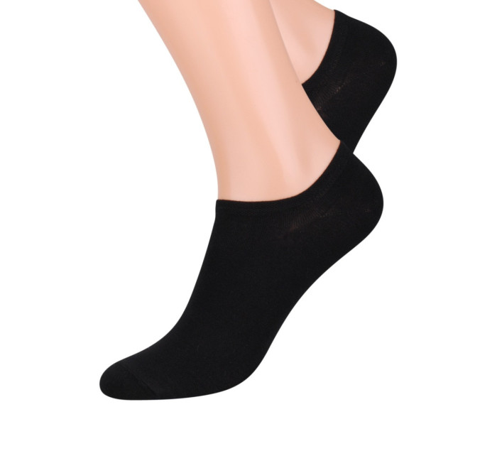 Hladké dámské bavlněné ponožky 007