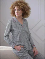 Dámské rozepínací pyžamo Cana 410 dł/r S-XL