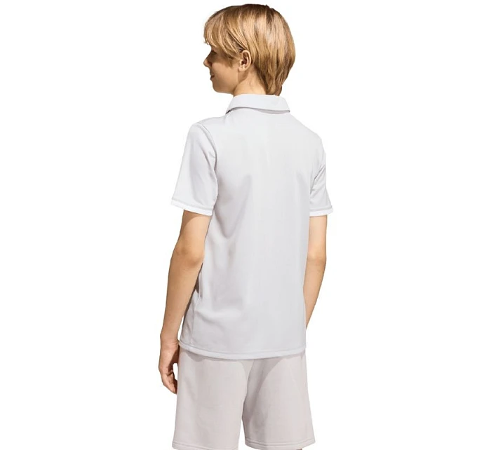 Dětské tričko adidas Entrada 26 Polo světle šedé JZ6628 Dětské tričko adidas Entrada 26 Polo světle šedé JZ6628