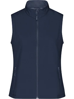 Daiber JN 1127 Dámská 2-vrstvá promo softshellová vesta 02.1127 navy/navy