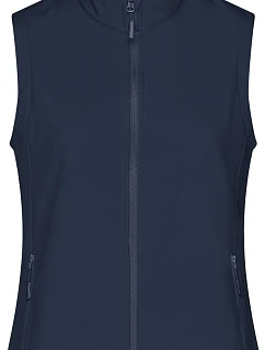 JN Dámská 2vrstvá promo softshellová vesta 02. navy/navy model 22530045 - Daiber