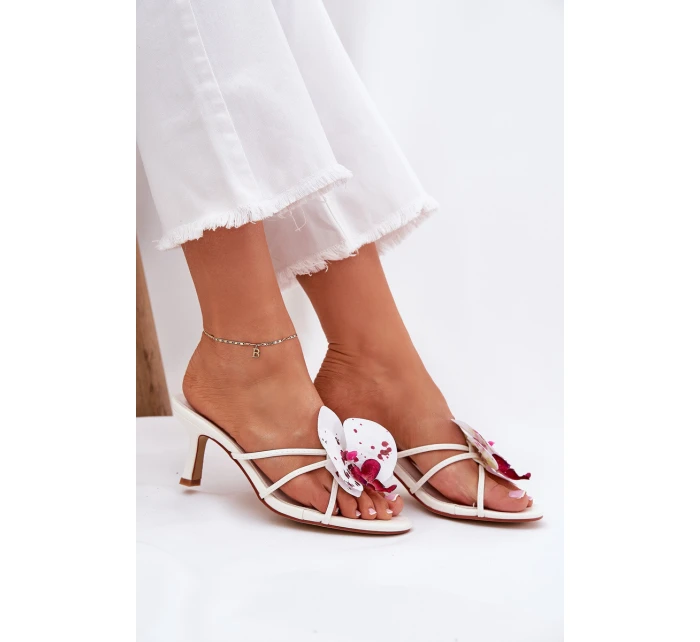 Dámské Pantofle Na S  Bílé model 21687223 - Boto