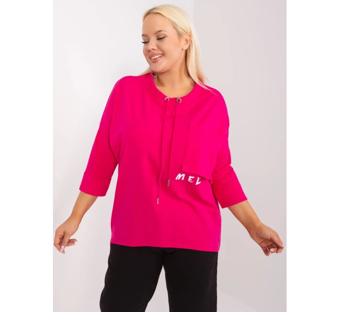 Bluzka RV BZ model 19465402 fuksjowy - FPrice Bluzka RV BZ model 19465402 fuksjowy - FPrice