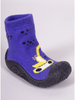 Yoclub Protiskluzové ponožky s gumovou podrážkou P1 Blue