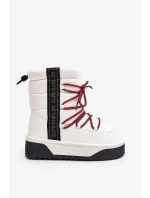 Dámské sněhule se silnou podrážkou, Vegan D.Franklin bílá Dámské sněhule se silnou podrážkou, Vegan D.Franklin bílá