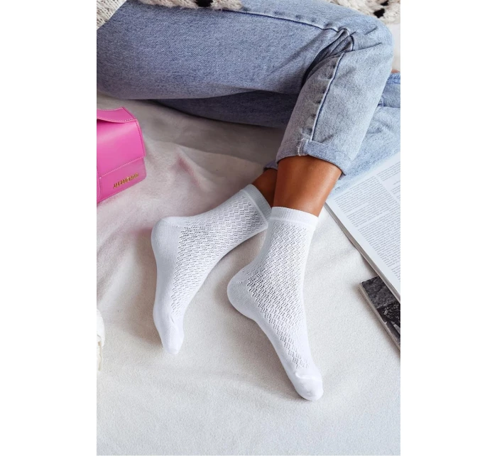 Dámské azurové ponožky – bílé Dámské azurové ponožky – bílé