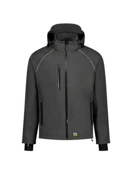 Tech Shell bunda unisex tmavě šedá