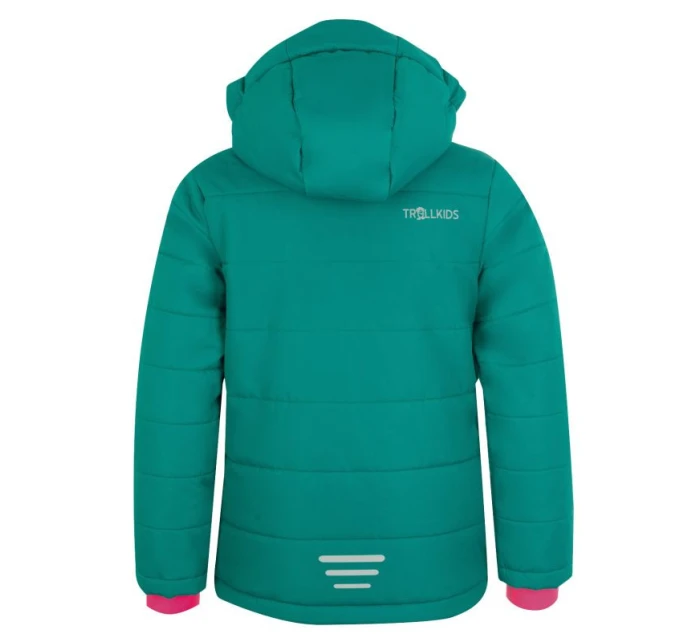 Dětská zimní lyžařská bunda Trollkids Hemsedal Snow Jacket XT s kapucí zelená (513-312)