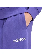 Dámské kalhoty adidas Essentials Linear French Terry Cuffed, fialové, KF8363 Dámské kalhoty adidas Essentials Linear French Terry Cuffed, fialové, KF8363