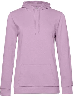 B&C #Hoodie /women Dámská mikina s kapucí 01.W04W candy pink