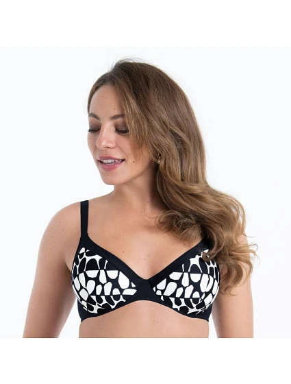 Style Top Bikini horní díl černobílá model 21881674 - Anita Classix Style Top Bikini horní díl černobílá model 21881674 - Anita Classix