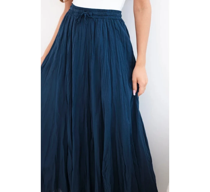 Dámská maxi bavlněná sukně s gumou v pase model 22036229 - K-Fashion