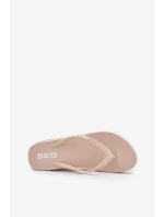 Dámské žabky na klínku Big Star – béžové Dámské žabky na klínku Big Star – béžové