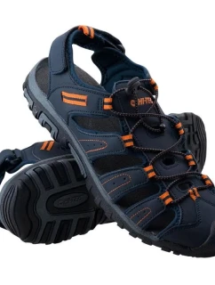 Pánské sandály Tiore M 92800307489 Tmavě modrá s oranžovou - Hi-Tec