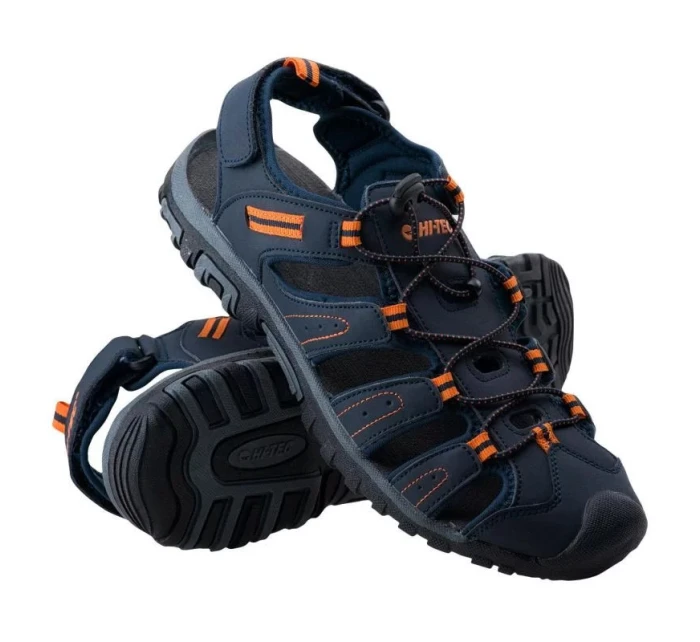 Pánské sandály Tiore M 92800307489 Tmavě modrá s oranžovou - Hi-Tec