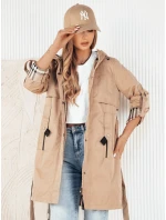 Dámská přechodná bunda parka béžová Dstreet model 21974270 - FashionStreet