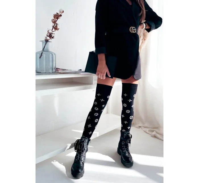 Ponožky Milena 0293 Kruhy-kříže 37-41